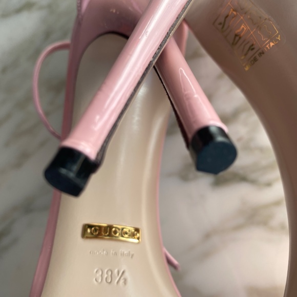 GUCCI Vernice Crystal in Sugar Pink - Picture 6 of 9